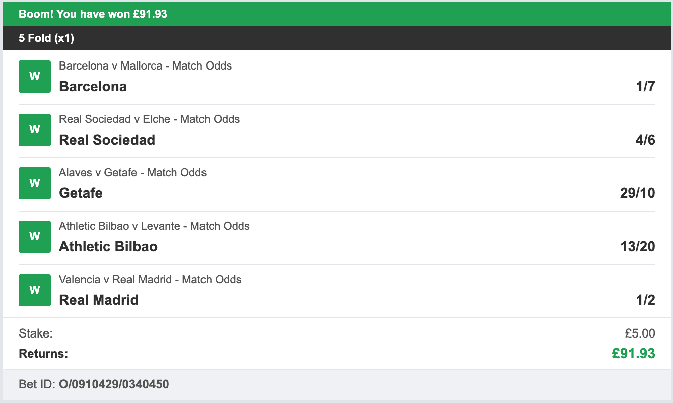 La Liga Selector - Winner Double - 2026-02-08